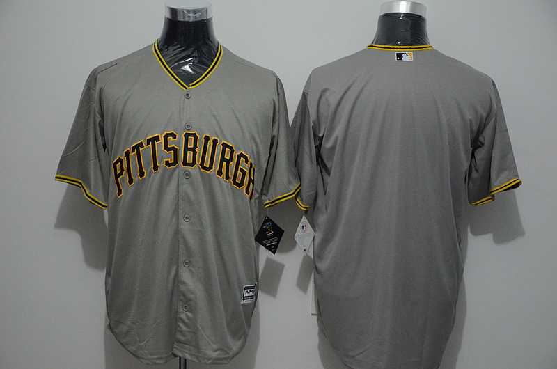 Pittsburgh Pirates Customized Men's Gray New Cool Base Stitched MLB Jersey,We sell and wholesale Pittsburgh Pirates Customized Men's Gray New Cool Base Stitched MLB Jersey on line form chian!